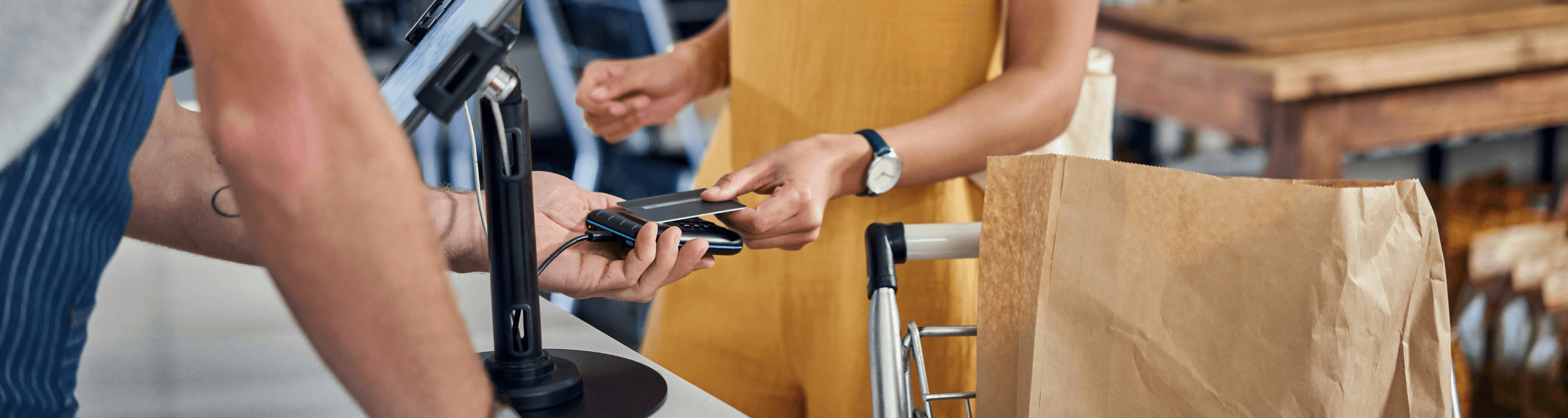 Personne qui effectue un paiement sur TPE