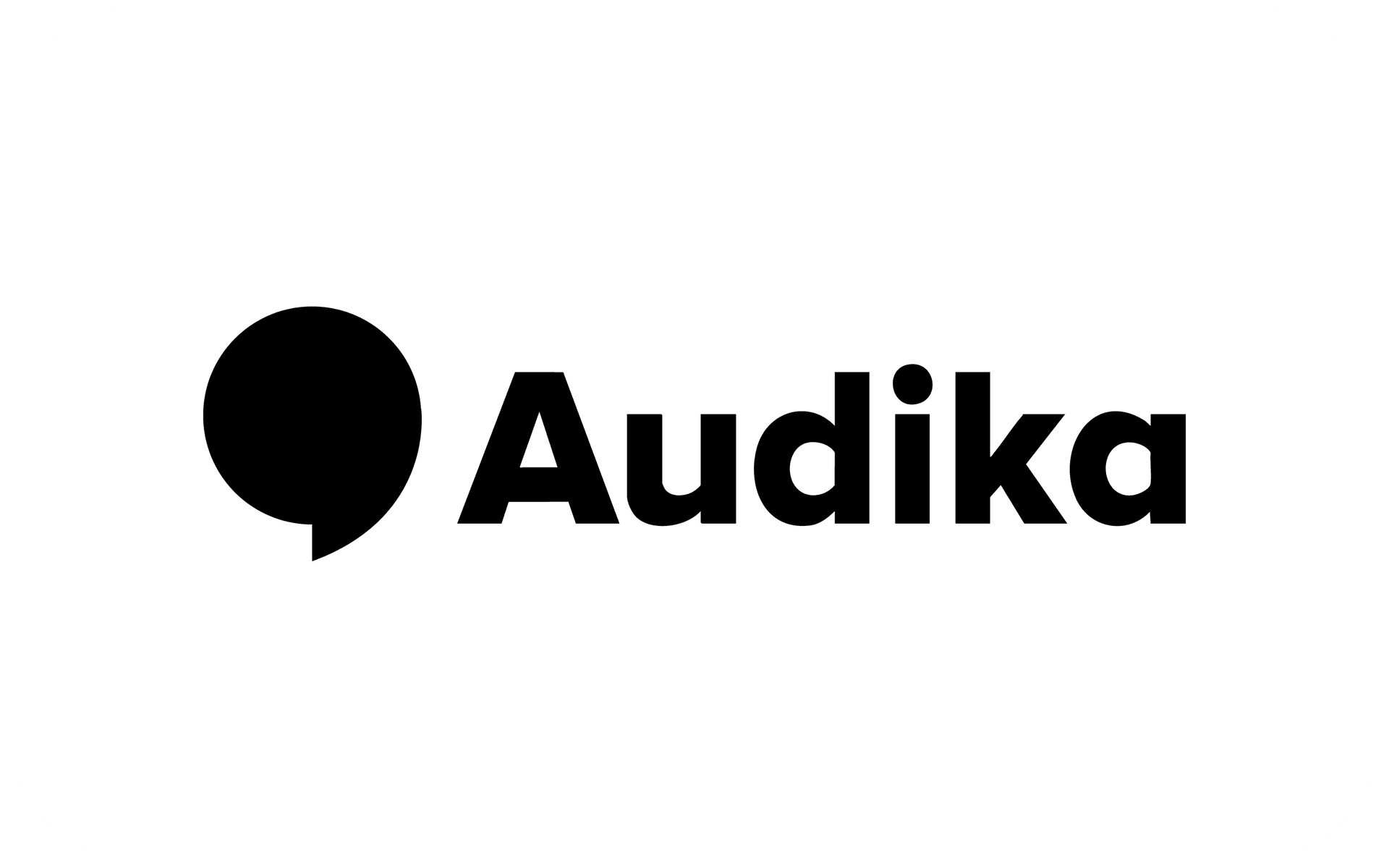 Logo Audika noir